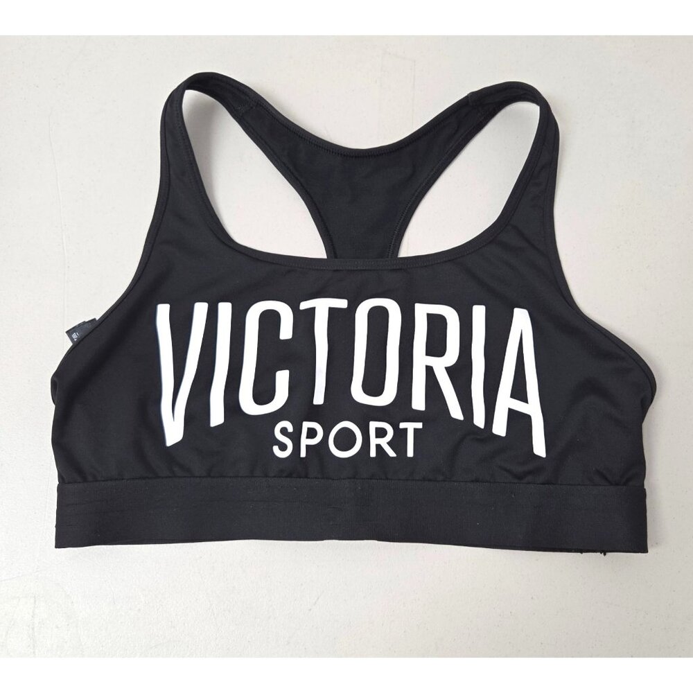 Victoria's Secret Large  'VICTORIA SPORT' Logo Racerback Sport Bra. 3648